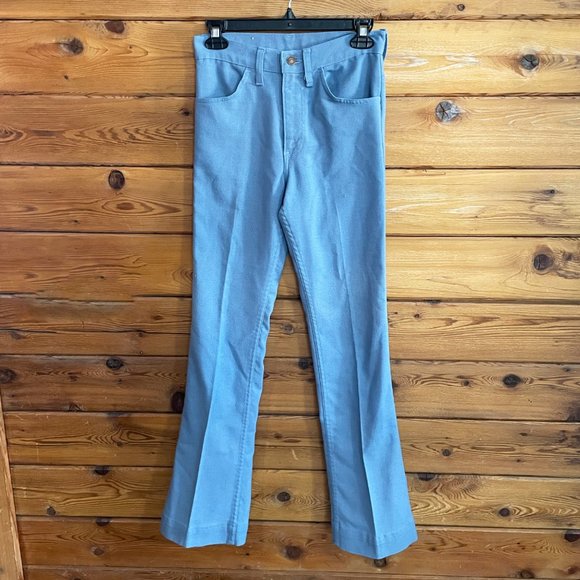 Levi's Vintage 60s / 70s STA-PREST Blue High Rise Pants - Picture 1 of 10